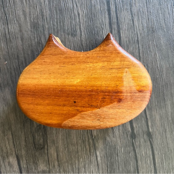 Cat Kitten Wooden AS IS Puzzle Box - Picture 2 of 6